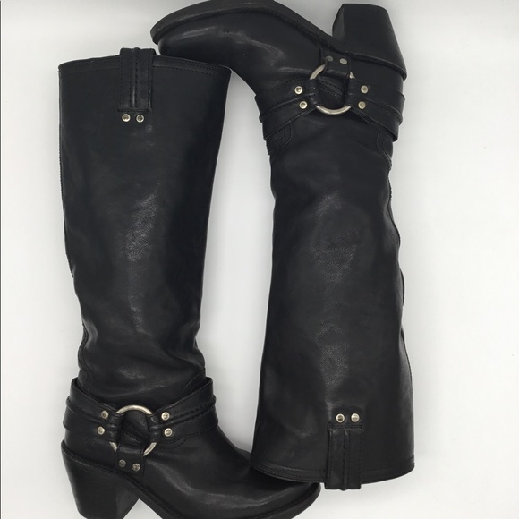 Frye Shoes - Frye Carmen Harness Tall Riding Boot